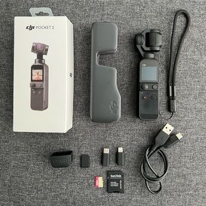 DJI Pocket 2 with microSD & Adapter